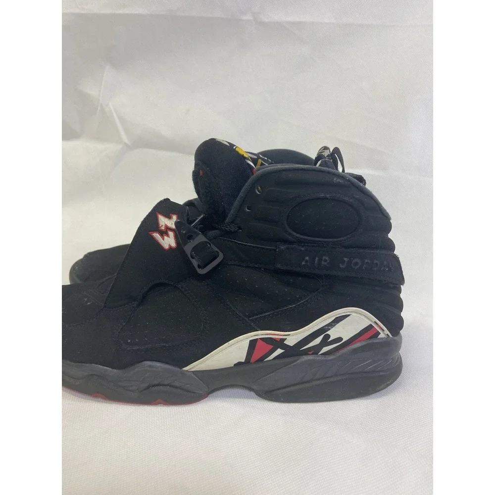 Nike Air Jordan 8 VIII Retro‎ Playoff Black Bred White 305381-061 Size 11 Shoes